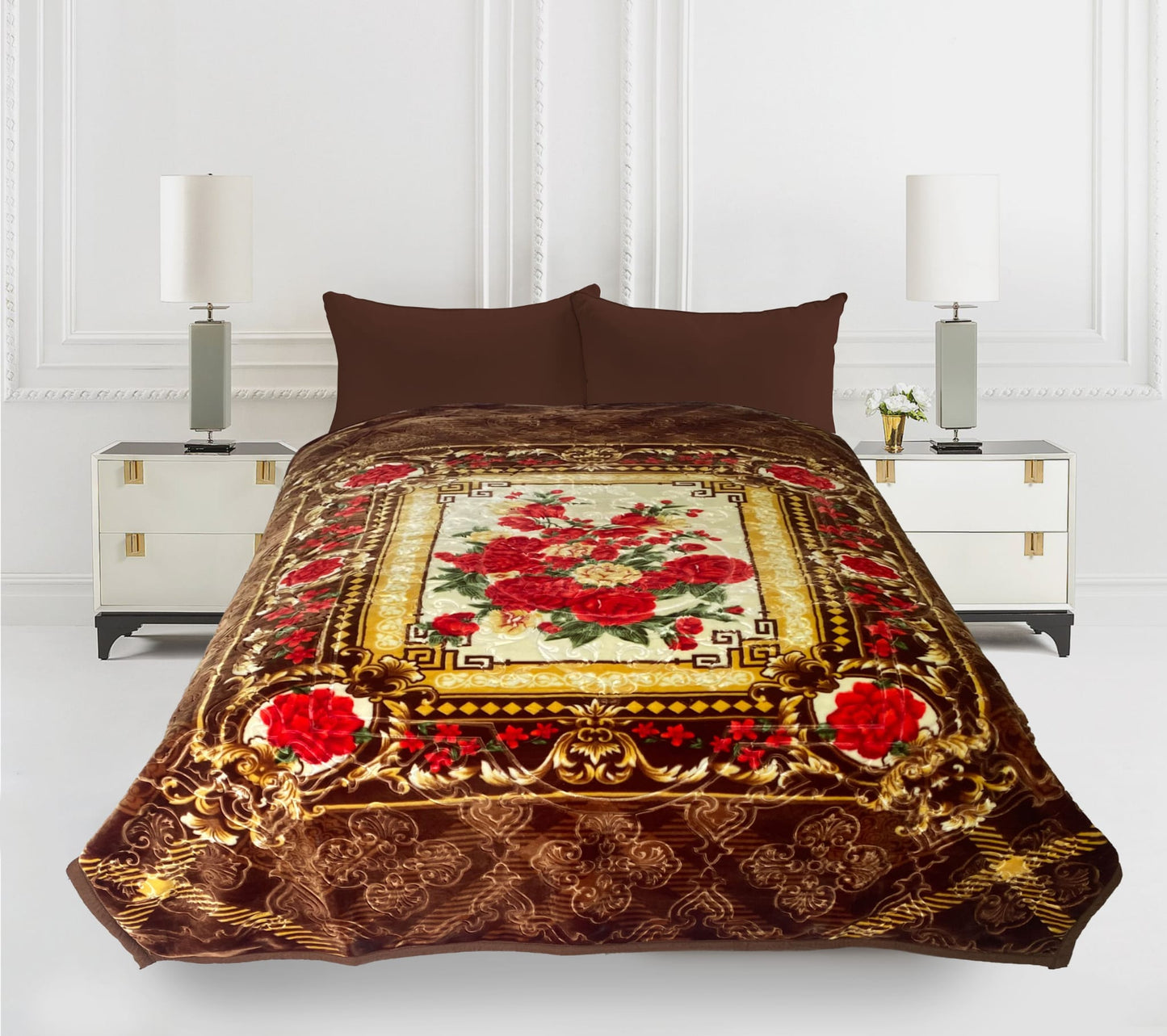 Imperial Home 12-Pound Heavy Thick Plush Mink Blanket