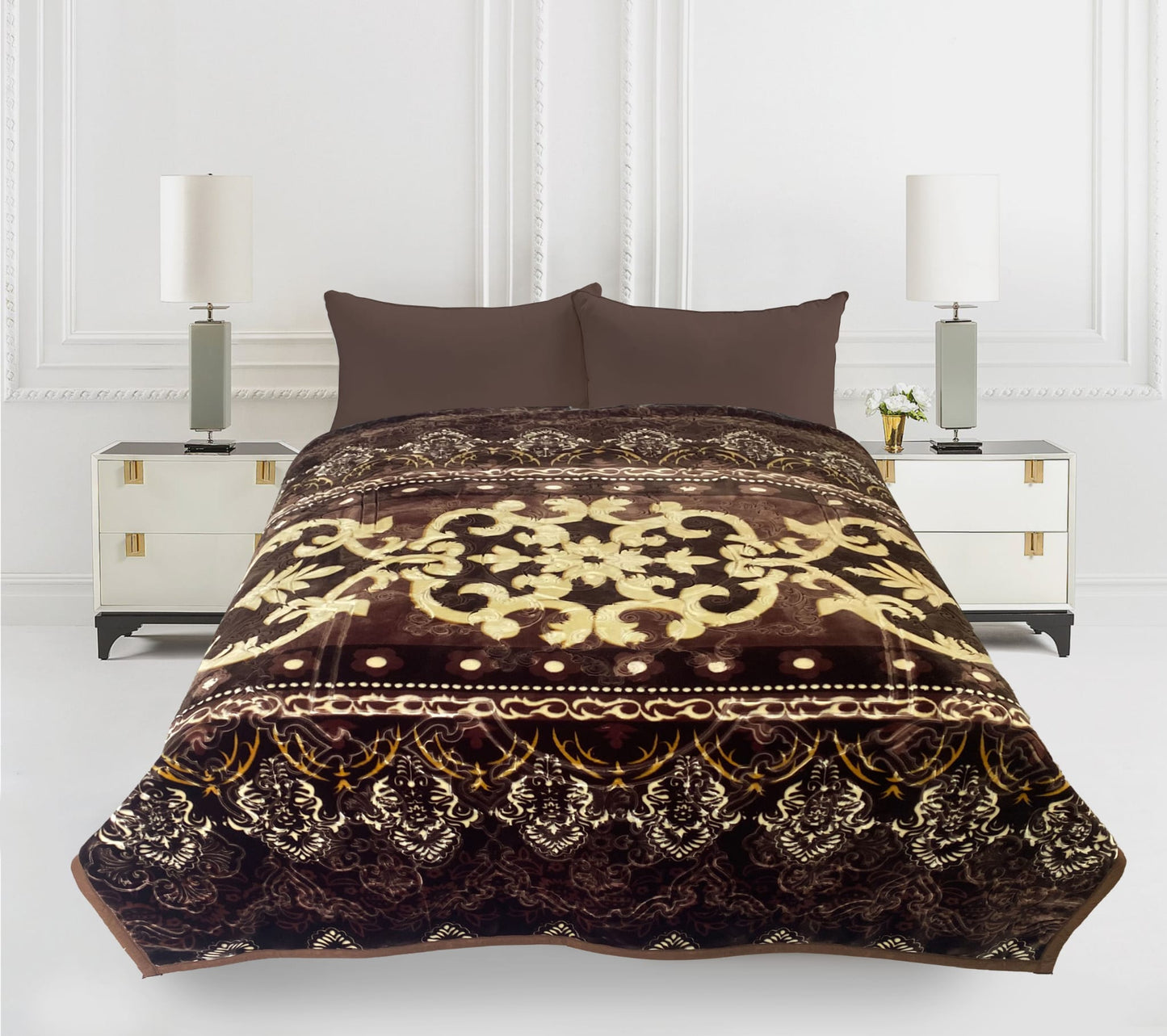 Imperial Home 15- Pound Heavy Thick Plush Mink Blanket