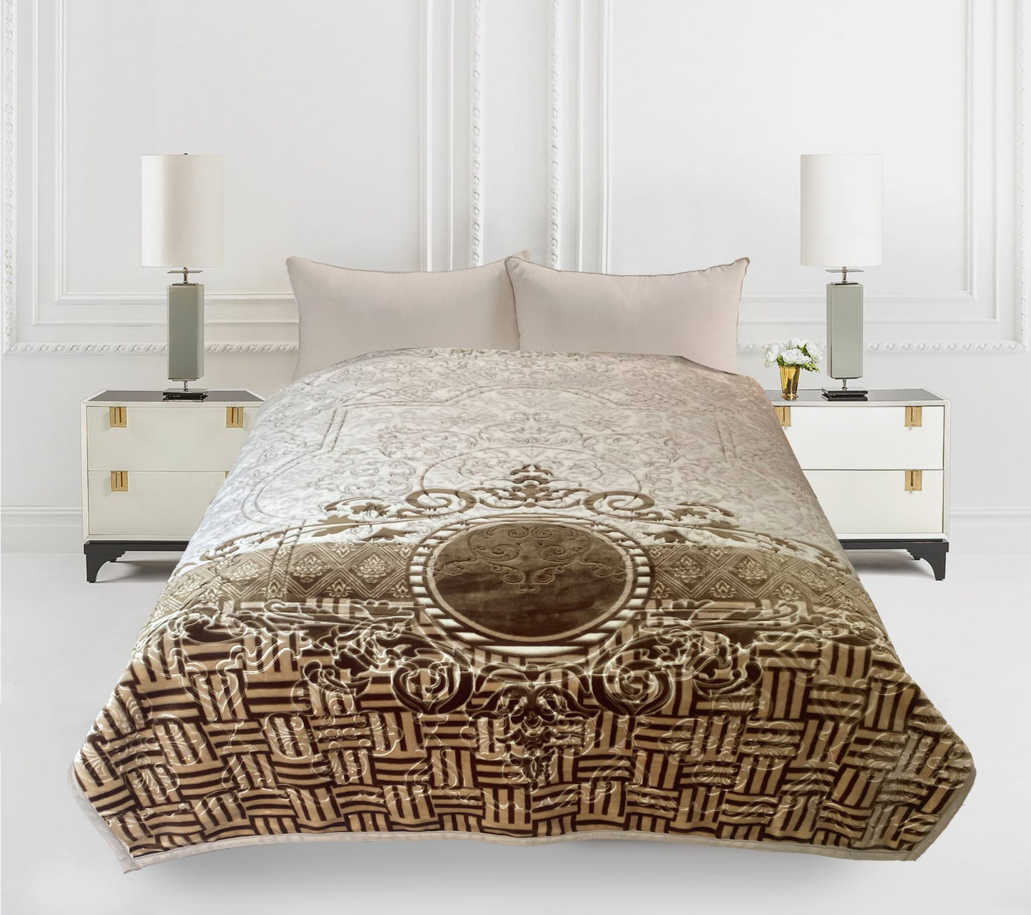 Imperial Home 15- Pound Heavy Thick Plush Mink Blanket