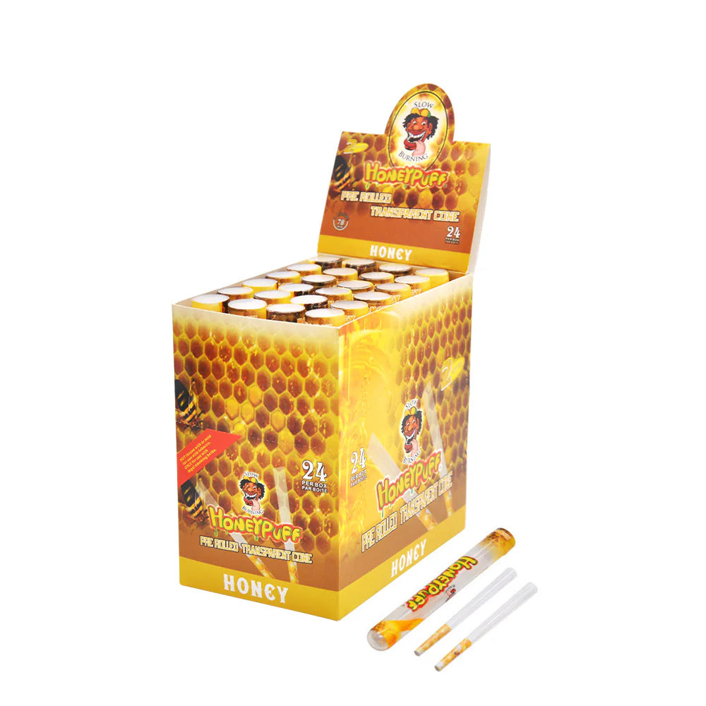 HONEYPUFF Chocolate Flavor Pre Rolled Cones - 24 Ct