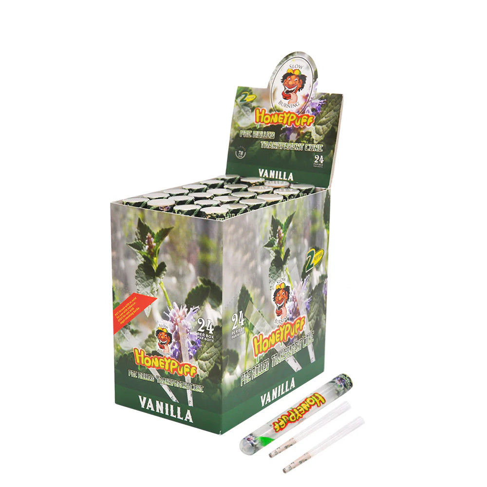 HONEYPUFF Chocolate Flavor Pre Rolled Cones - 24 Ct