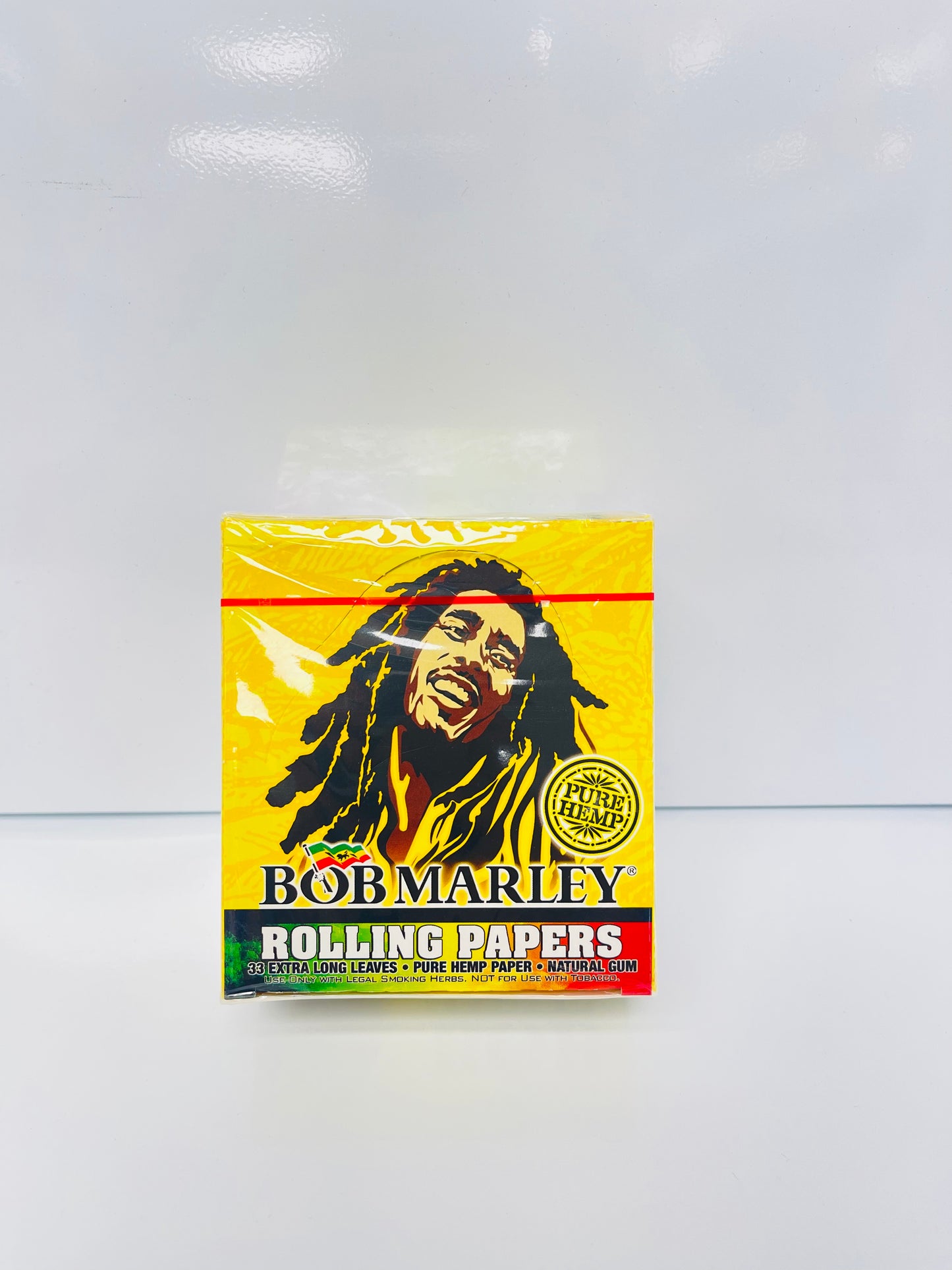 Bob Marley Cigarette Rolling Paper Extra Long Leaves Pure Hemp - 50 Ct