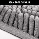 Chenille Microfiber Floor/Bathroom Mat - Violet
