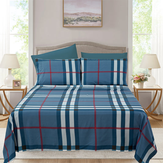 Imperial Home Printed 6-Piece Bedsheet Set