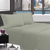 Imperial Home Solid 4-Piece Bed Sheet Set