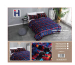 Imperial Home -Super Soft Reversible Heavy Bedding Blanket - Navajo Navy