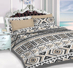 Imperial Home Printed 6-Piece Bedsheet Set - Beige Damask